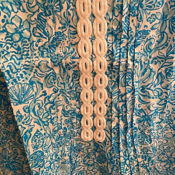 NWT Lilly Pulitzer Hollie Tunic Dress - Resort White Took Me By Sunrise size sma - Picture 5 of 7